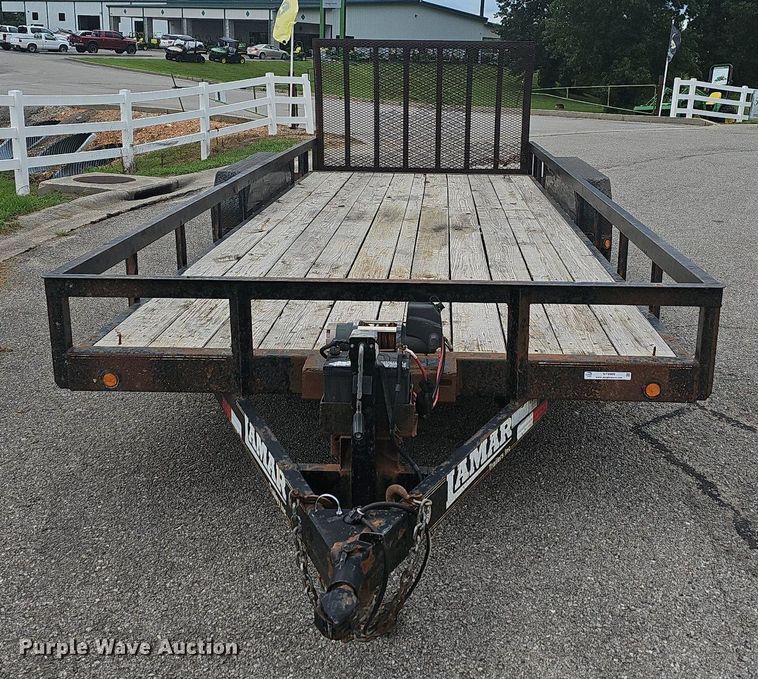 image for item NT9909 2016 Lamar  utility trailer