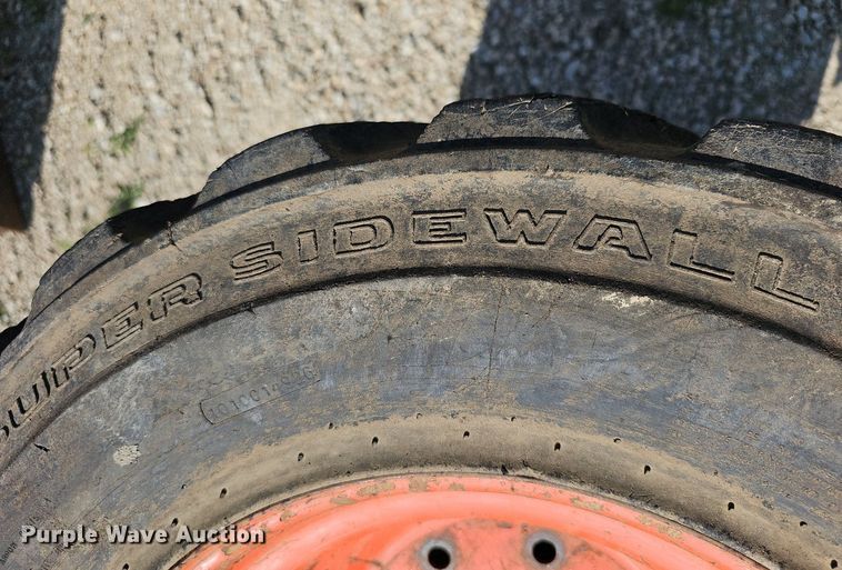 image for item NU9200 (4) Galaxy skid steer tires and wheels