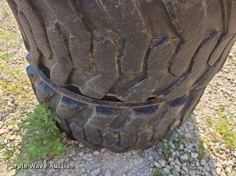 image for item NU9200 (4) Galaxy skid steer tires and wheels