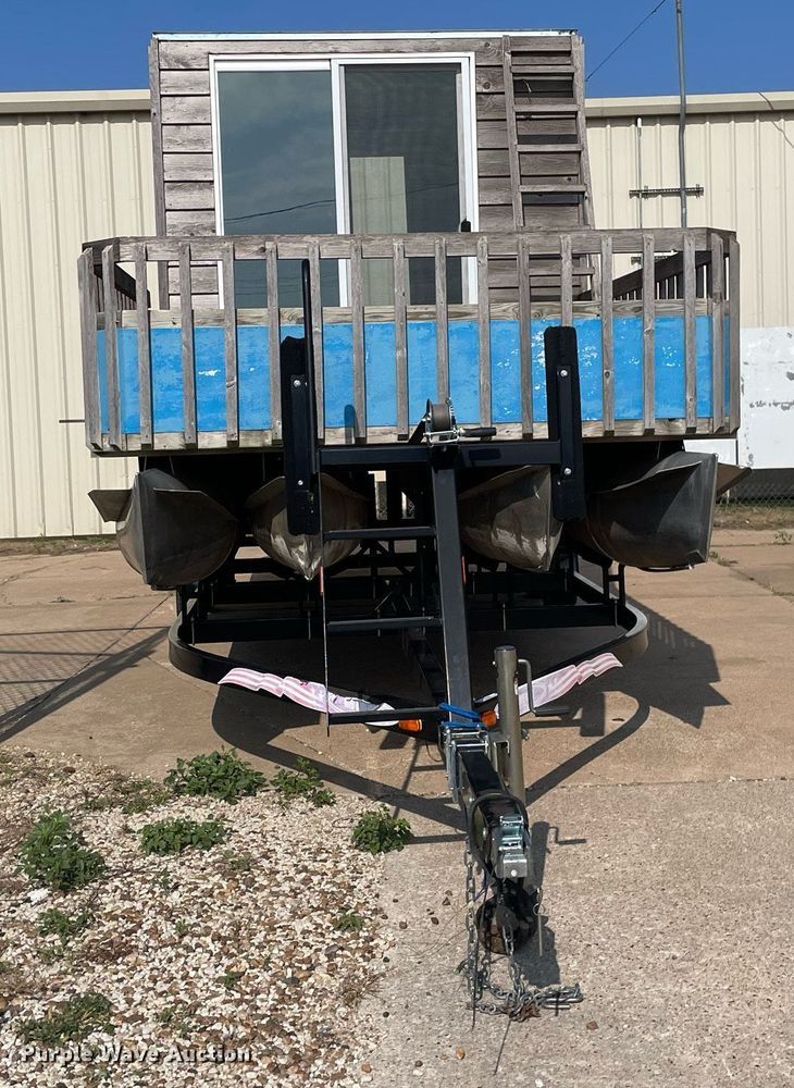 image for item NY9557 Shop built  pontoon boat