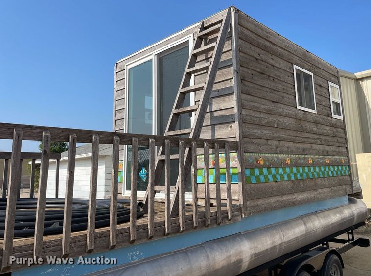 image for item NY9557 Shop built  pontoon boat