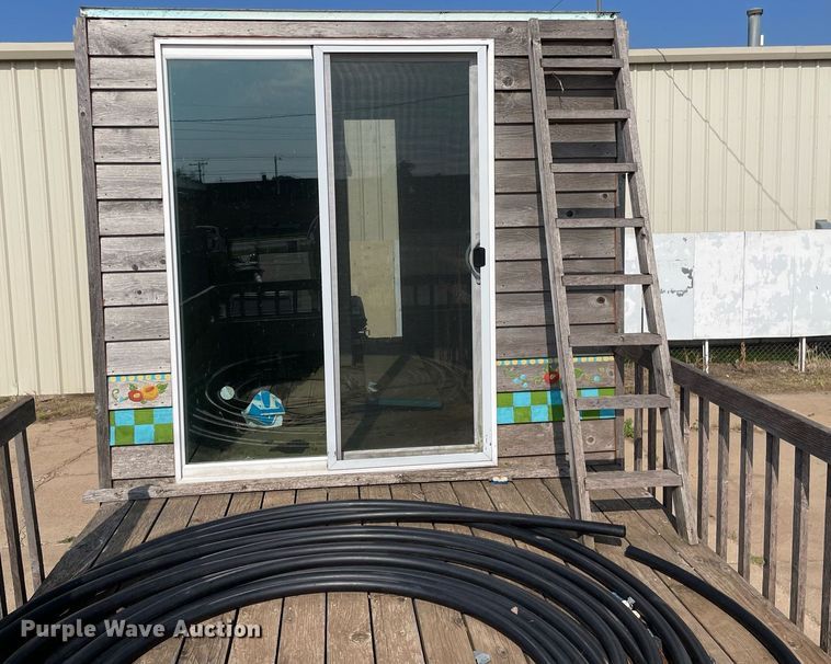 image for item NY9557 Shop built  pontoon boat