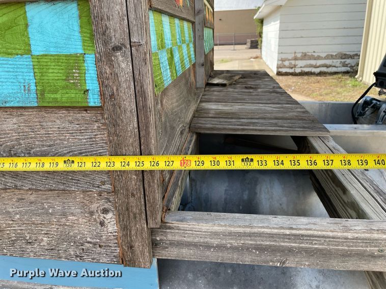 image for item NY9557 Shop built  pontoon boat