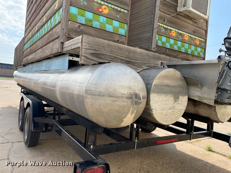 image for item NY9557 Shop built  pontoon boat