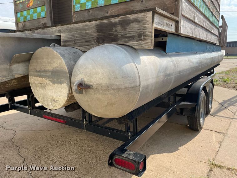 image for item NY9557 Shop built  pontoon boat