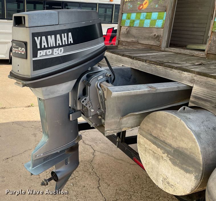 image for item NY9557 Shop built  pontoon boat