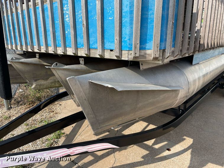 image for item NY9557 Shop built  pontoon boat