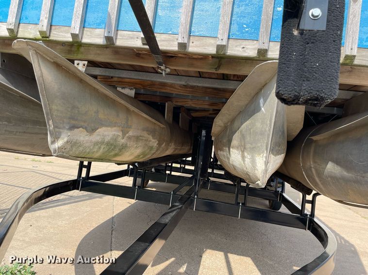 image for item NY9557 Shop built  pontoon boat