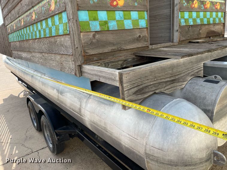 image for item NY9557 Shop built  pontoon boat