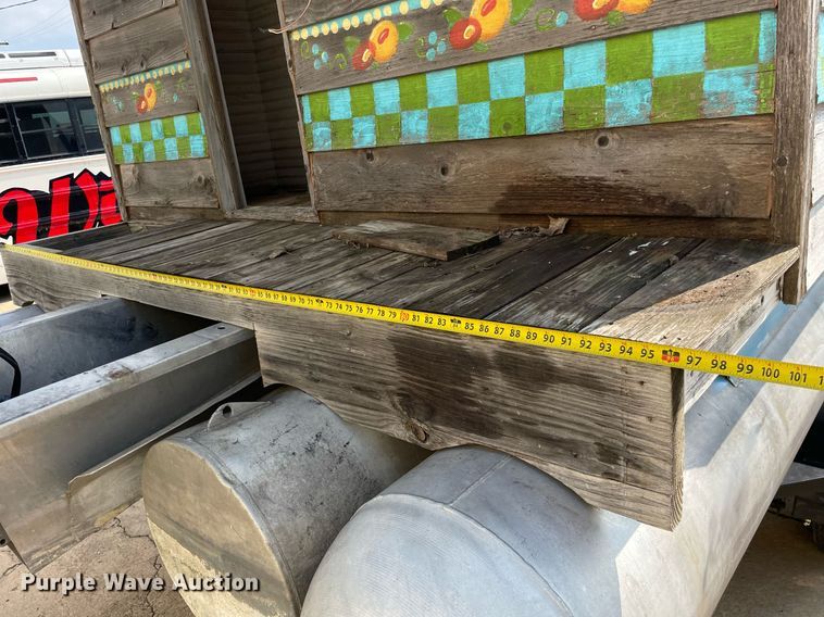 image for item NY9557 Shop built  pontoon boat