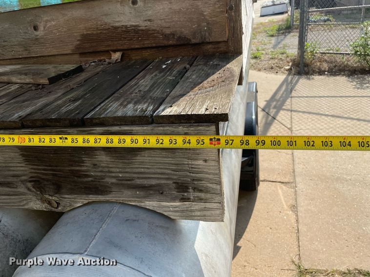 image for item NY9557 Shop built  pontoon boat