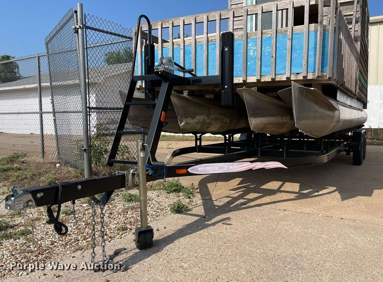 image for item NY9557 Shop built  pontoon boat