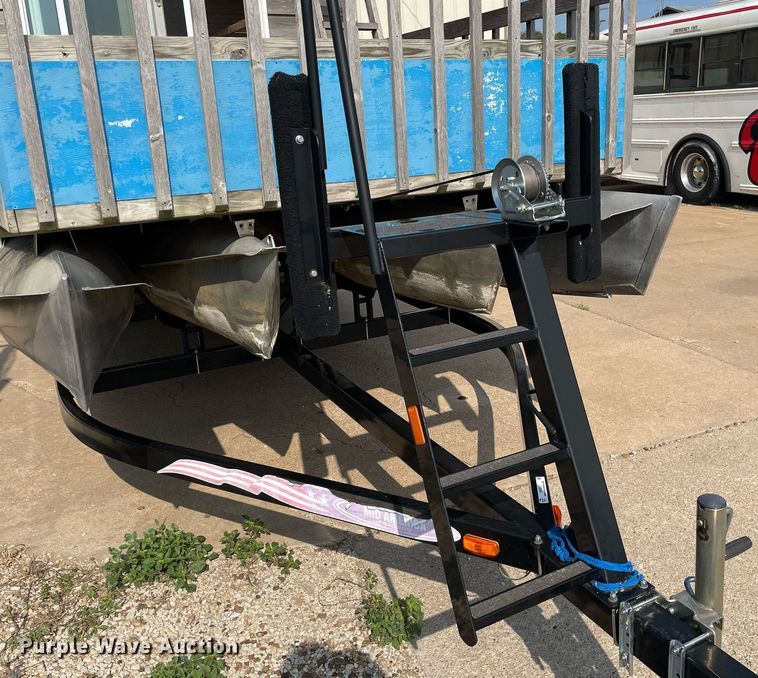 image for item NY9557 Shop built  pontoon boat