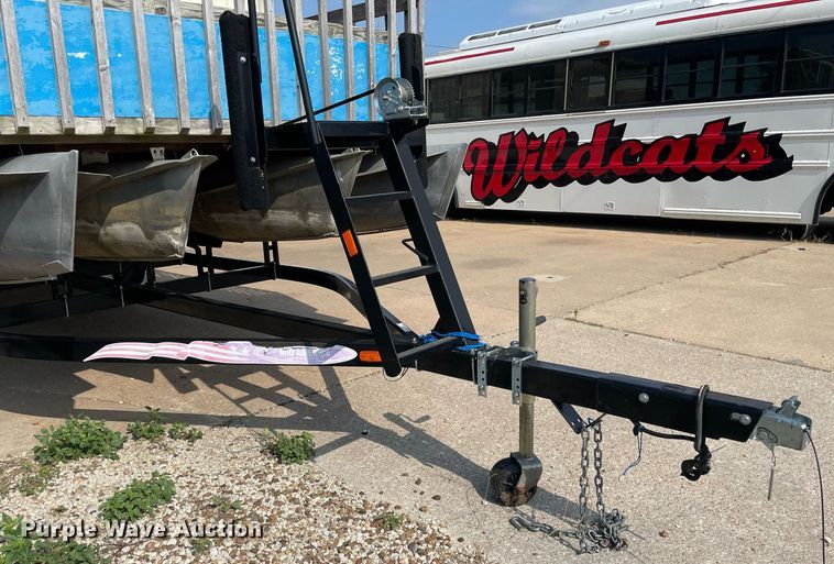 image for item NY9557 Shop built  pontoon boat