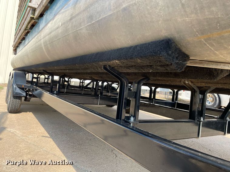 image for item NY9557 Shop built  pontoon boat