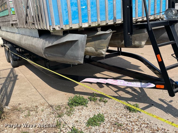 image for item NY9557 Shop built  pontoon boat