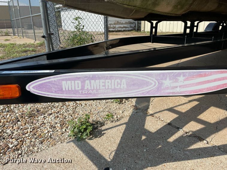 image for item NY9557 Shop built  pontoon boat