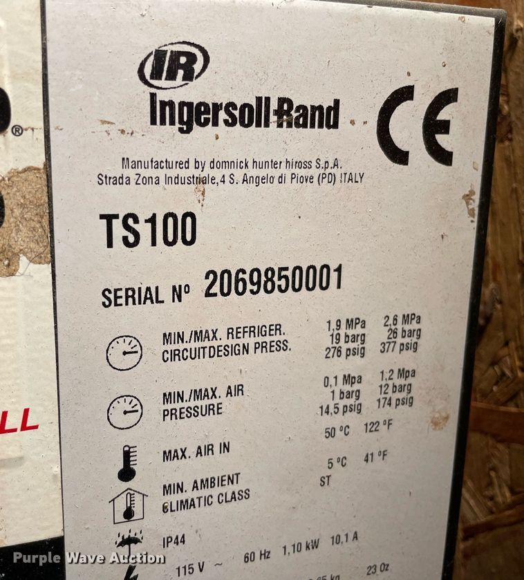 image for item NY9608 Ingersoll Rand 2000E30-PS  air compressor