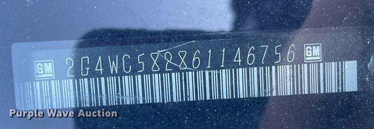 image for item NY9610 2006 Buick LaCrosse CX