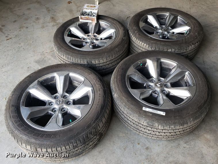 image for item OB9764 (4) Bridgestone Dueller H/L 275/55R20 tires and wheels