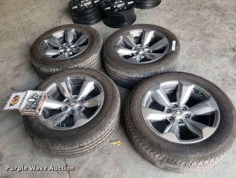 image for item OB9764 (4) Bridgestone Dueller H/L 275/55R20 tires and wheels