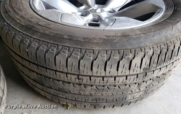 image for item OB9764 (4) Bridgestone Dueller H/L 275/55R20 tires and wheels