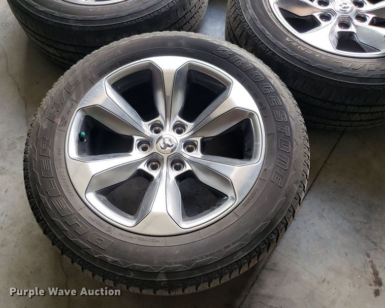 image for item OB9764 (4) Bridgestone Dueller H/L 275/55R20 tires and wheels