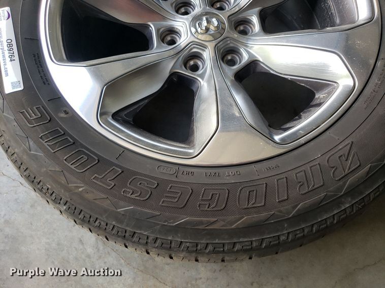 image for item OB9764 (4) Bridgestone Dueller H/L 275/55R20 tires and wheels