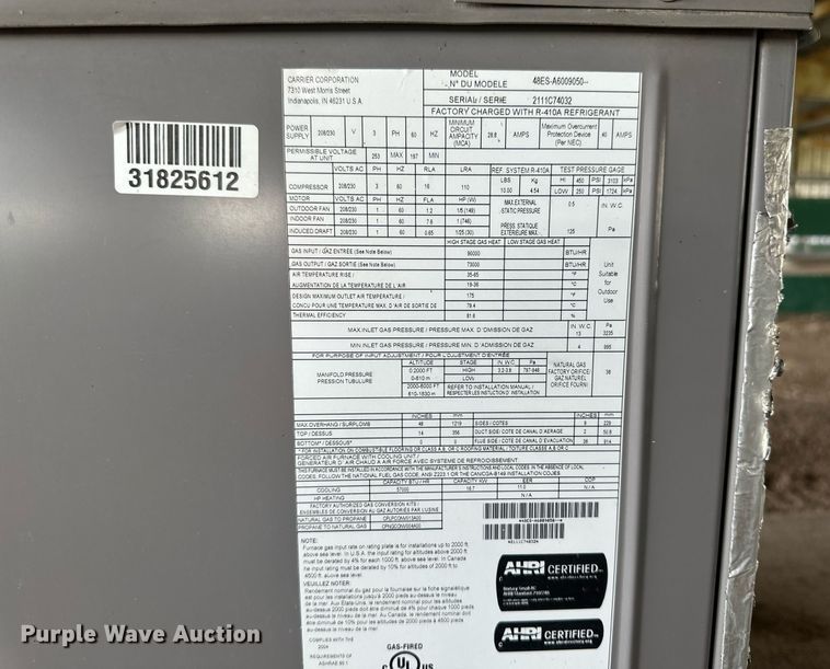 image for item OC9359 (2) HVAC units