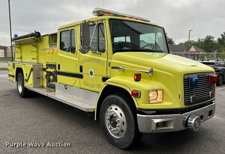 image for item OK9788 1993 Freightliner FL80  fire truck