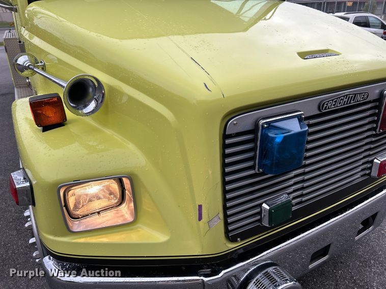 image for item OK9788 1993 Freightliner FL80  fire truck