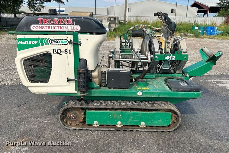 image for item DI7964 2014 McElroy TracStar PitBull 412  pipe fusion machine