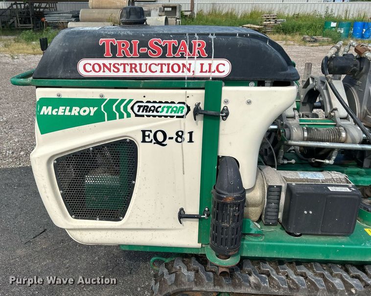 image for item DI7964 2014 McElroy TracStar PitBull 412  pipe fusion machine