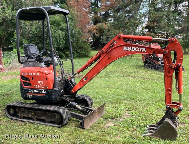 image for item DL3960 2015 Kubota U17  mini excavator