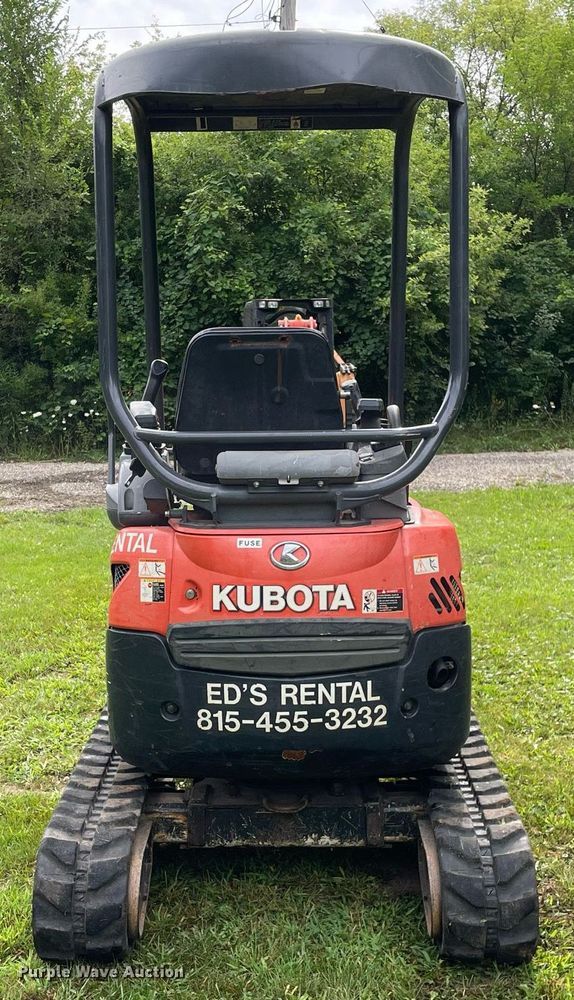 image for item DL3960 2015 Kubota U17  mini excavator