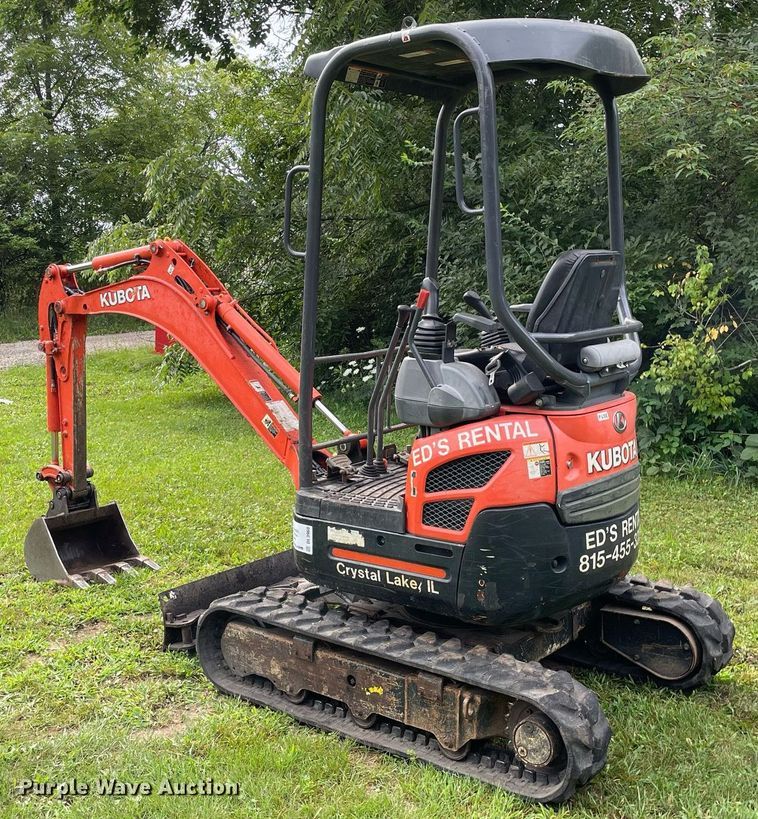 image for item DL3960 2015 Kubota U17  mini excavator