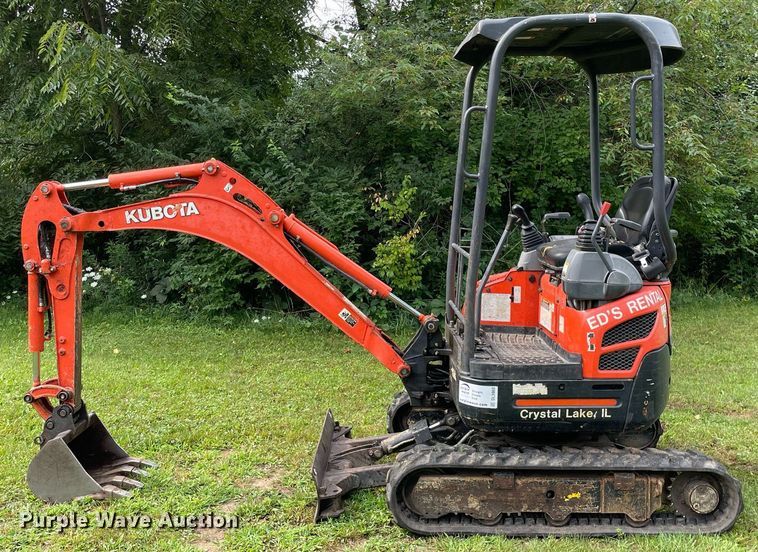 image for item DL3960 2015 Kubota U17  mini excavator