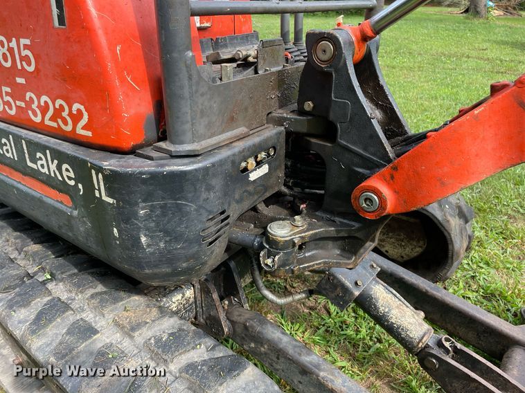 image for item DL3960 2015 Kubota U17  mini excavator