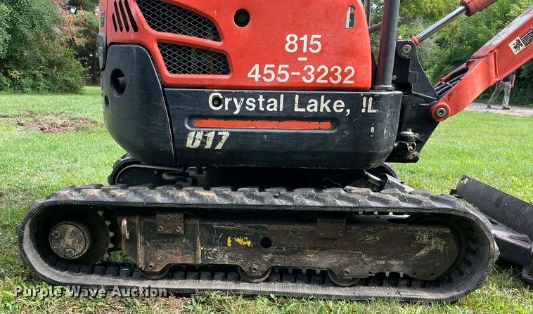 image for item DL3960 2015 Kubota U17  mini excavator