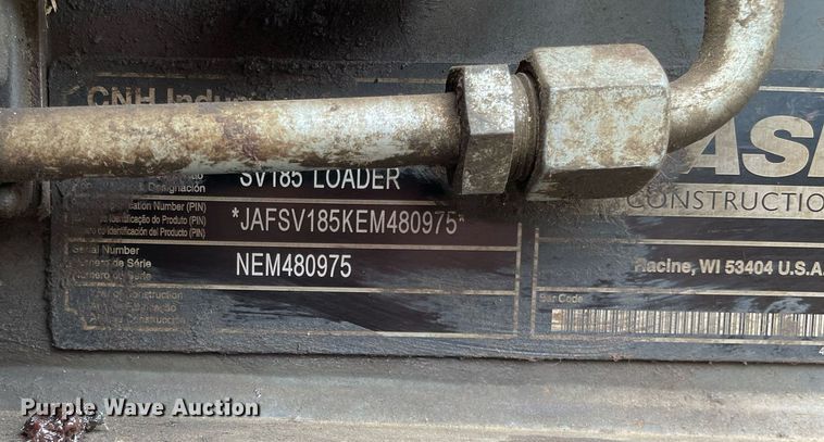 image for item DL3961 2014 Case SV185  skid steer loader