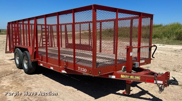 image for item DM2603 2014 Maxey  utility trailer