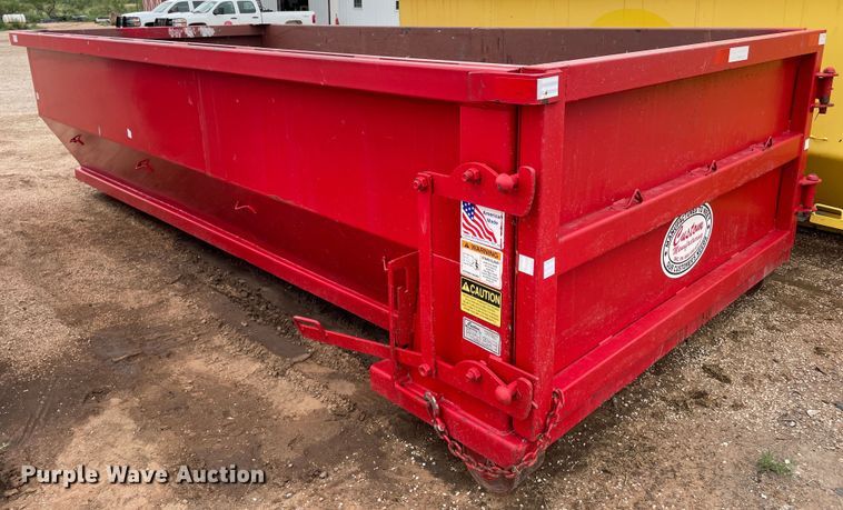 image for item DN4733 2020 Custom Manufacturing, Inc. RO1615B  roll-off container