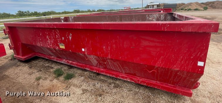 image for item DN4734 2020 Custom Manufacturing, Inc. RO1615B  roll-off container