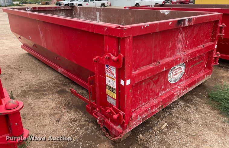image for item DN4734 2020 Custom Manufacturing, Inc. RO1615B  roll-off container