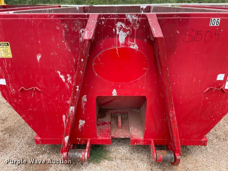 image for item DN4734 2020 Custom Manufacturing, Inc. RO1615B  roll-off container