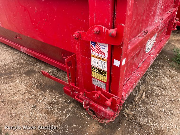 image for item DN4734 2020 Custom Manufacturing, Inc. RO1615B  roll-off container