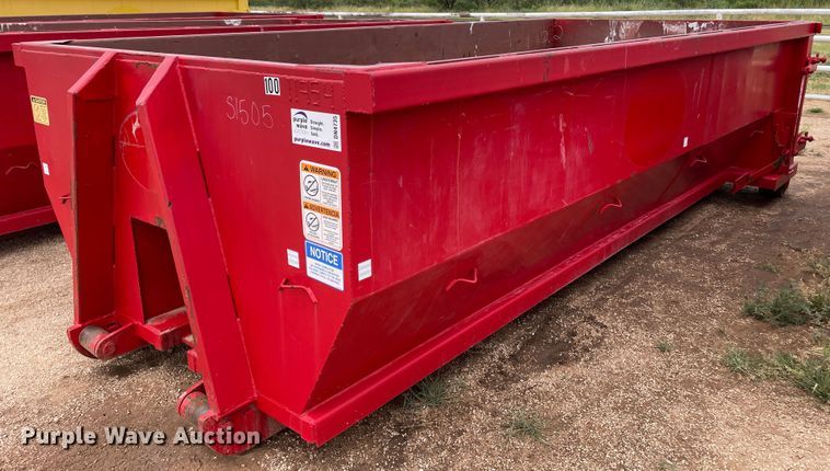 image for item DN4735 2020 Custom Manufacturing, Inc. RO1615B  roll-off container