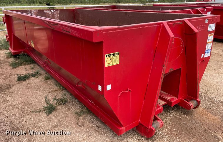 image for item DN4735 2020 Custom Manufacturing, Inc. RO1615B  roll-off container