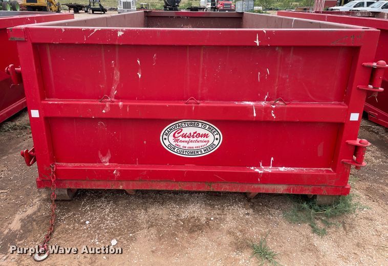 image for item DN4735 2020 Custom Manufacturing, Inc. RO1615B  roll-off container