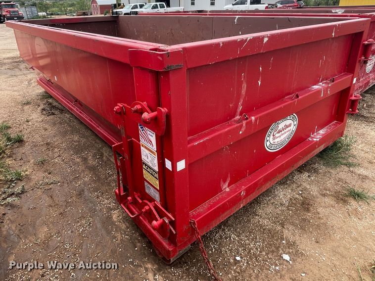 image for item DN4735 2020 Custom Manufacturing, Inc. RO1615B  roll-off container